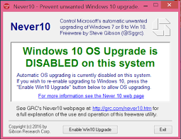 Non volete Windows 10? Ecco la soluzione !